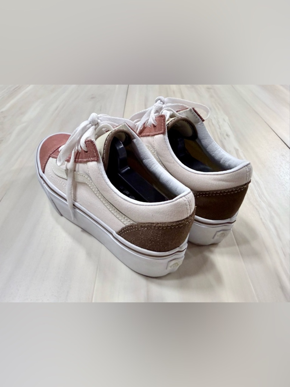 Vans Old Skool stacking earthy blocking/gum Womens size 7 - Picture 3 of 6